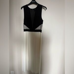 Paul Smith 100% Silk Black and White Women's Dress